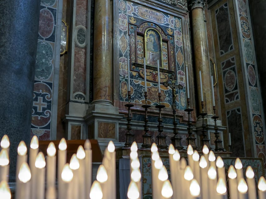 Rome: St. Peter's Basilica, La Pietà, Papal Tombs and Dome - The dome climb option: when Rome turns into a map