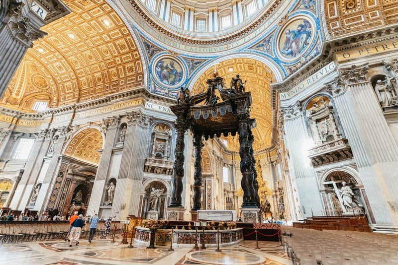 Rome: St. Peter's Basilica, Papal Tombs, and Dome Climb Tour - Underground grottoes and St. Peter’s Tomb: the Basilica from below