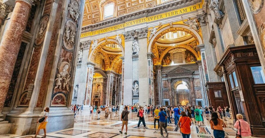 Rome: St. Peter's Basilica, Square and Grottoes Guided Tour - Entering St. Peter’s Basilica: the art is the show, but the guide is the plot