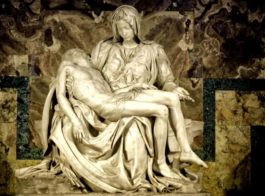 Rome: St. Peter’s Basilica Tour with Vatican Grottoes - Inside St. Peter’s Basilica: Pietà, Baldachin, and mosaics with context
