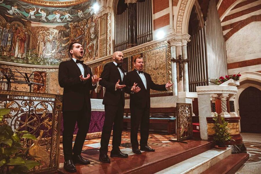 Rome: The Three Tenors at St. Paul's Church Concert Ticket - Time I: opera arias that hit like greatest-hits