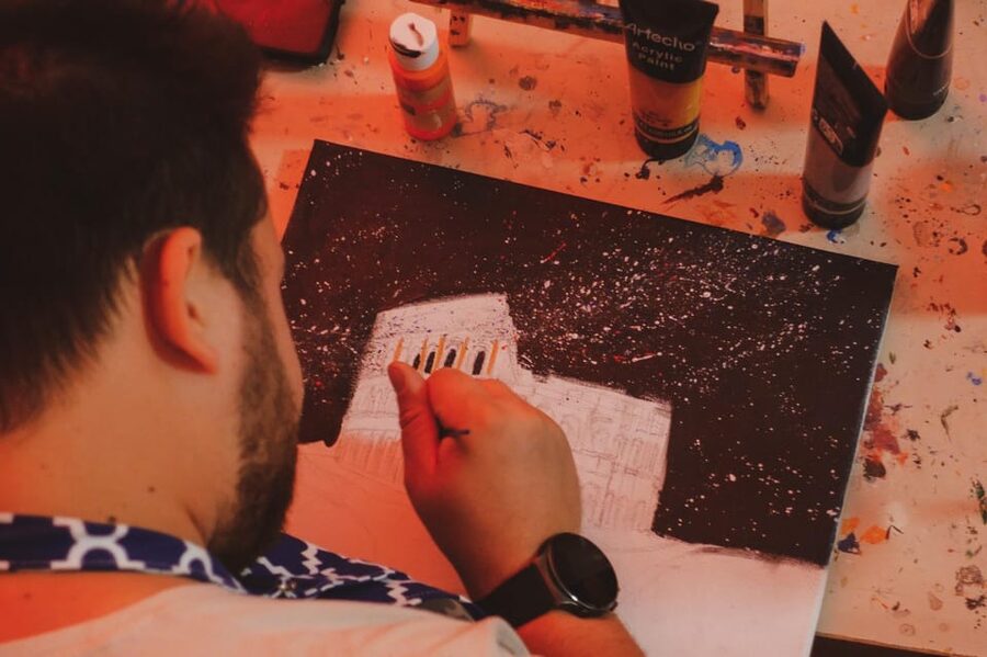 Rome: Tipsy Painting Class with Fine Wine and Arts - How The Instructor Sets You Up For A Real Roman Landmark