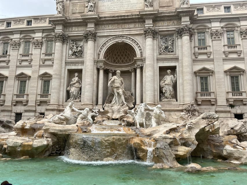 Rome: Trevi Fountain District Underground Tour and Ice Cream - Trevi Fountain in five minutes: wish-making, crowd reality, and quick orientation