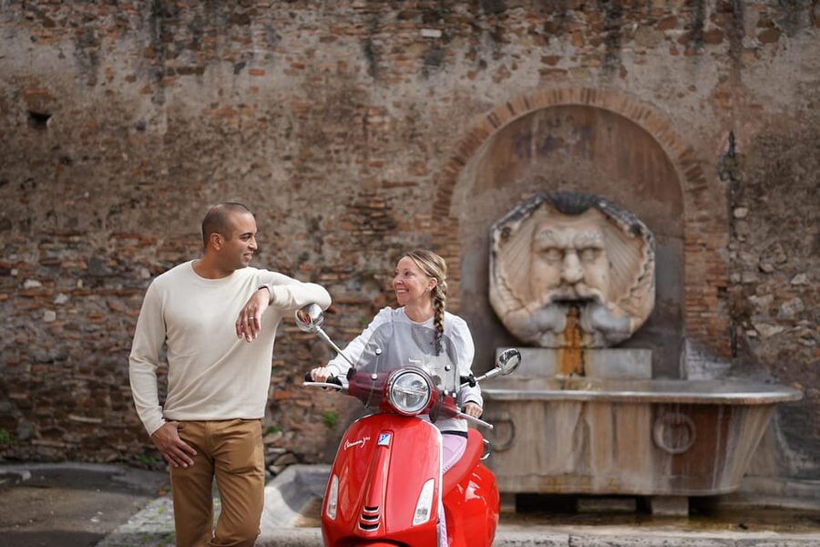 Rome Vespa Tour with Professional Photoshoot - Riding Rome by Vespa, with a photographer in the mix