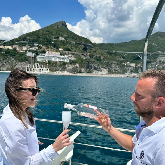 Salerno: Amalfi Coast Cruise with Lunch, Aperitif & Swimming - The Crew and the On-Board Vibe: Laid Back, Not Chaotic