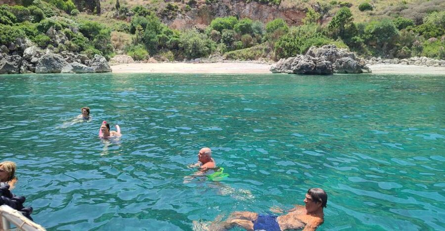 San Vito Lo Capo: Boat Trip with 3 Swimming Stops and Snacks - Getting Onboard at Pontile LA TRAINA (and What to Bring)