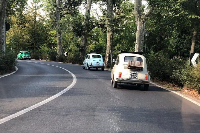 Self-Drive Vintage Fiat 500 Tour from Florence: Tuscan Hills and Italian Cuisine - Getting set up at the meeting point, then learning the manual fast