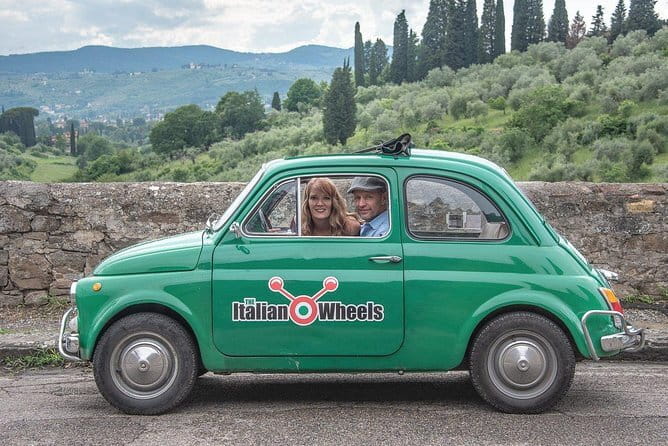Self-Drive Vintage Fiat 500 Tour from Florence: Tuscan Hills and Italian Cuisine - Following the guide through Florence streets, then into the hills