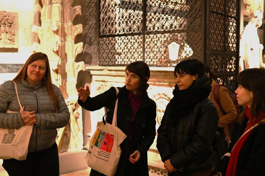 Siena Walking Tour with Cathedral and Crypt & Museum Option - Entering the Duomo di Siena with reserved tickets