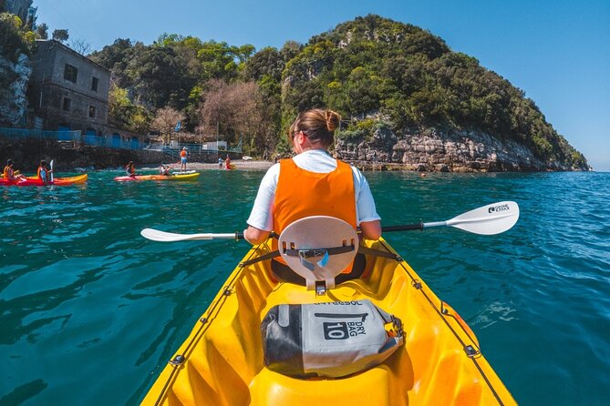 Small groups Kayak tour from Sorrento to Bagni Regina Giovanna - Sorrento Marina Grande start, small group, and the vibe on the water