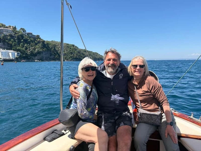 Sorrento: Boat Coastal Cruise with Swim and Limoncello - The swim stop: what you gain from one short jump in