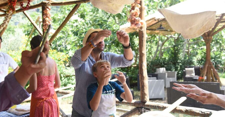 Sorrento: Pizza Lesson, Wine, and Limoncello at a Local Farm - Pizza school at the farmhouse: dough, shaping, and baking what you make