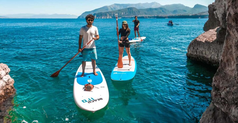 Sorrento: SUP Paddleboard Tour to Bagni Regina Giovanna - On-Water Coaching: How Beginners Stay Upright (and Why It Still Feels Real)