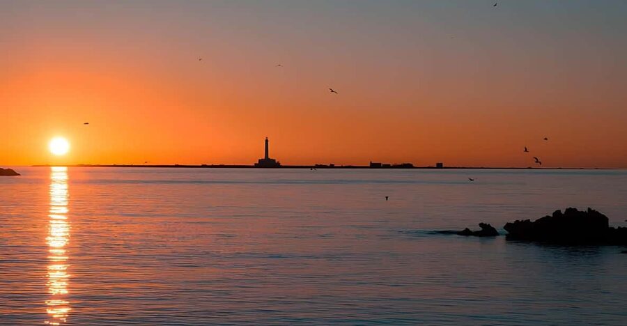 Sunset at the Island of S.Andrea Gallipoli - With aperitif - Price and value: why $41 feels fair for a 5 PM cruise