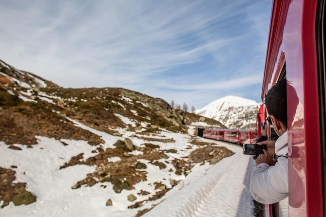Swiss Alps Bernina Red Train and St.Moritz Tour from Milan - The day at a glance: Milan, St. Moritz, then Tirano by rail
