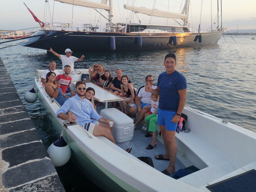Syracuse: Ortigia Sunset Cruise with Aperitif - Maniace Castle swim stop: crystal water, snorkeling options, and what to pack