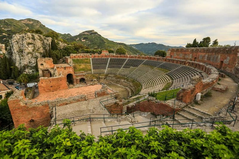 Taormina: Ancient Theater Skip-the-Line Ticket & Audio Guide - Skip-the-line entry, voucher exchange, and the security check