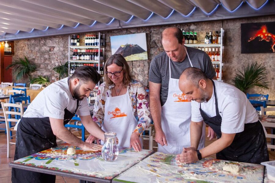 Taormina: Half-Day Pizza Making Class - Sauce skills and building toppings like a Sicilian pro