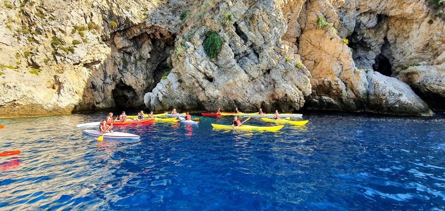 Taormina: Kayak Coastal Tour to Isola Bella and Blue Grotto - Blue Grotto, Grotta degli Innamorati, and Fico Rock