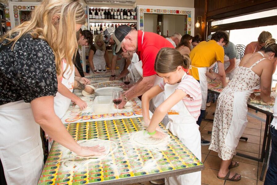 Taormina Pizza making class - The Market Stop: What You Gain Before You Touch Dough