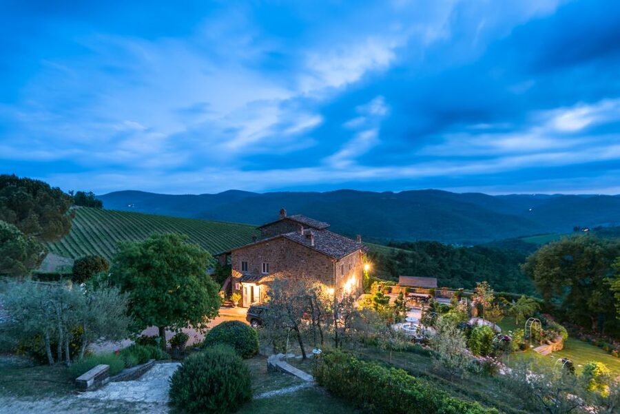 Total Immersion Wine Tour in Chianti - The roof of the cellar: views plus a Chianti Classico primer