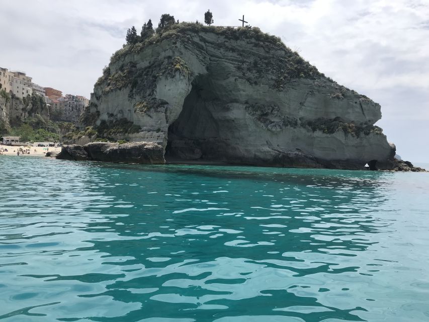Tropea: Capo Vaticano Boat Trip with Snorkeling & Drink - Blue Grotto stop: transparent water and a quick reality check