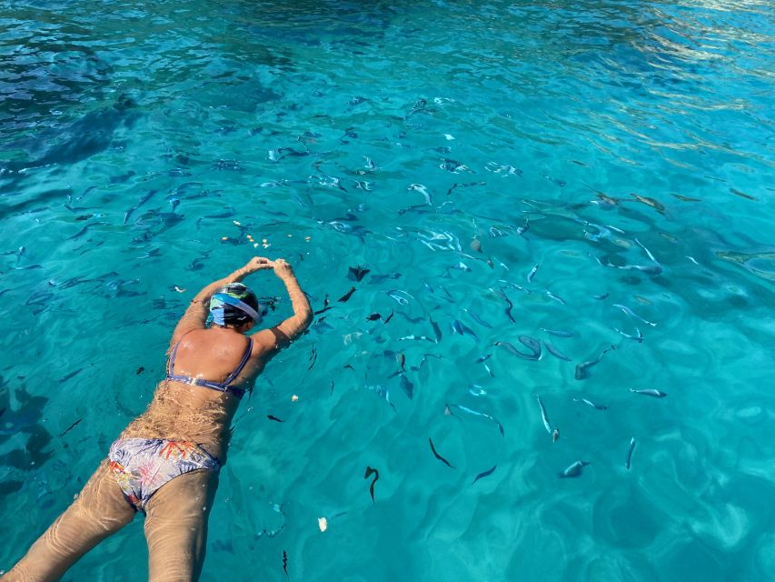 Tropea: Capo Vaticano Boat Trip with Snorkeling & Drink - Riaci Bay: one more water stop on the way back
