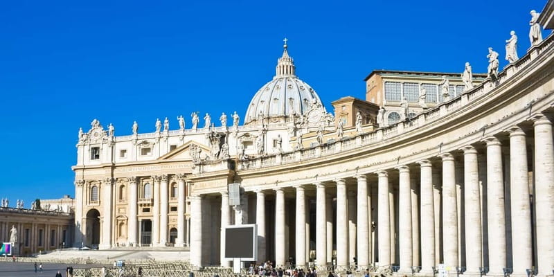 Vatican Museums, Sistine Chapel & St. Peter's Square Tour - St. Peter’s Square: Michelangelo’s Cupola and Bernini’s double colonnade