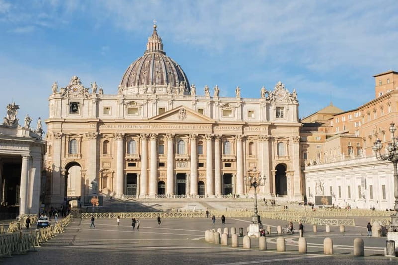 Vatican: St. Peter’s Basilica, Dome Climb & Papal Tombs Tour - Dome climb option: elevator to the first balcony, then stairs to the top