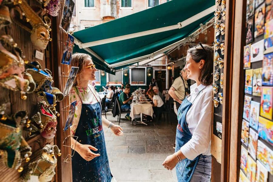 Venice: Carnival Mask Workshop - Included Supplies, Apron, and What That Means for Your Comfort