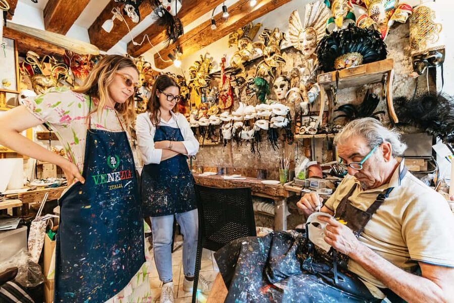 Venice: Carnival Mask Workshop - Choosing Your Carnival Mask Style, Then Making It Your Own