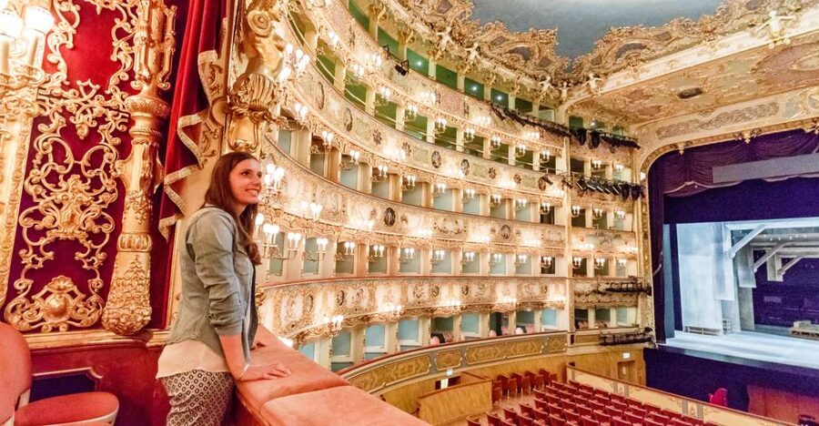 Venice: La Fenice Opera House Entry Ticket with Audio Guide - Key highlights at La Fenice with an audio guide