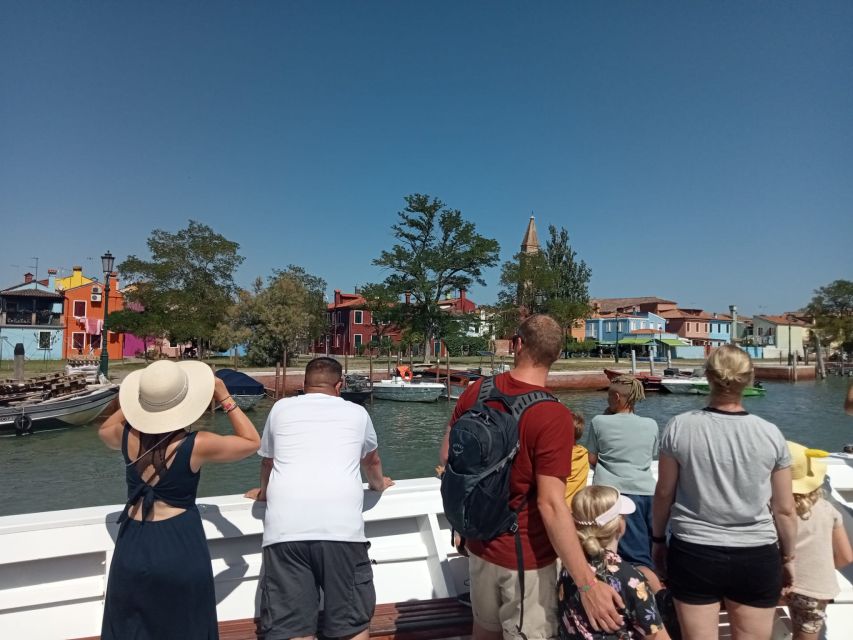 Venice: Murano, Burano, Torcello, and Glass Factory Tour - The boat ride: lagoon views, a panoramic terrace, and narration that can vary