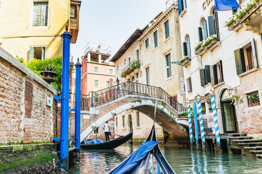 Venice: Private Gondola Ride along Grand Canal - Small bridges and the “only by gondola” feeling