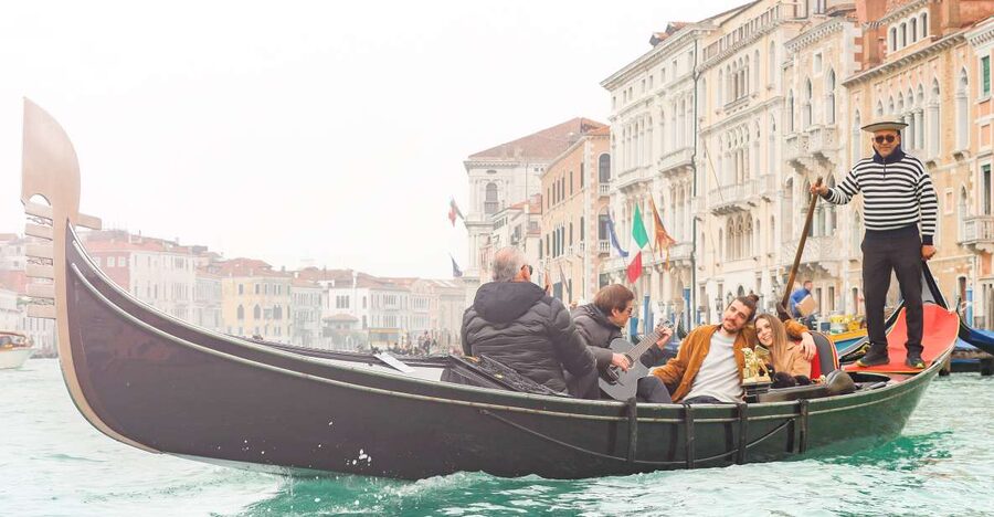 Venice: Shared Gondola Ride and Serenade - The Ride Route: Inner Canals, San Marco Sights, and the Water-Side View of Palaces