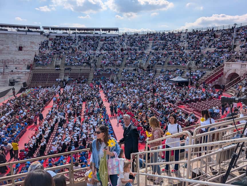 Verona: Arena di Verona Opera Ticket - Ticket pickup at Gate 7 and the 5:40 PM deadline