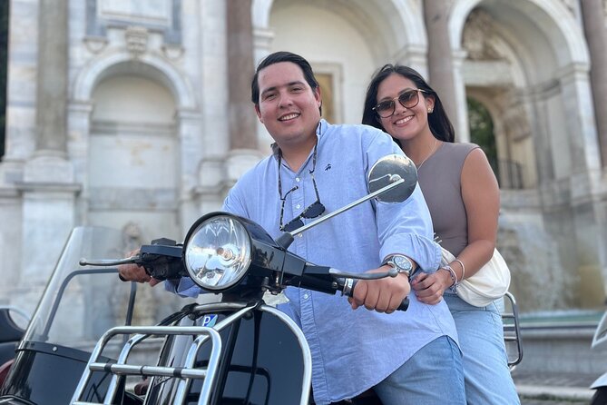 Vespa Sidecar Tour By Night with Pickup - Meeting at P.za della Cancelleria and spotting your Vespa team